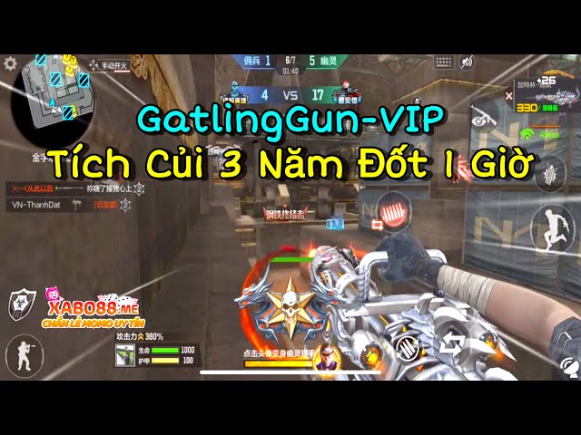 CF Mobile | GatlingGun-VIP Tích Củi 3 Năm Đốt 1 Giờ ,Cuối Cùng Cũng Sở Hữu Được Em Nó | Tường CT