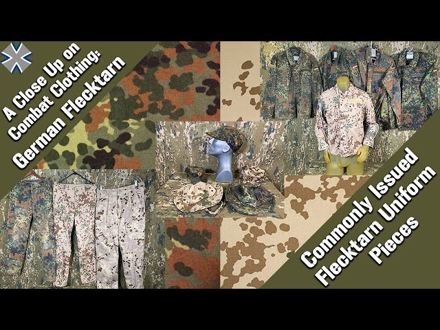 Looking Closely at The More Commonly Issued Flecktarn Camo Uniform Pieces of The German Armed Forces