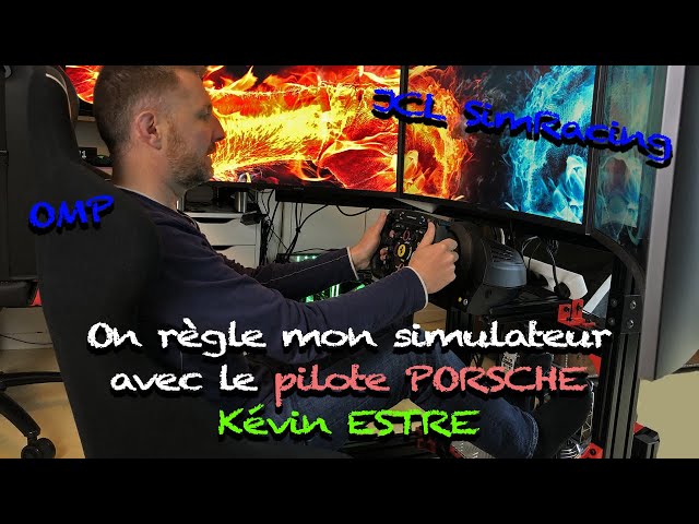 [TUTO] THE PORSCHE DRIVER, KÉVIN ESTRE, HELP ME TO SET UP MY RACING SIMULATOR | K. ESTRE m'aide