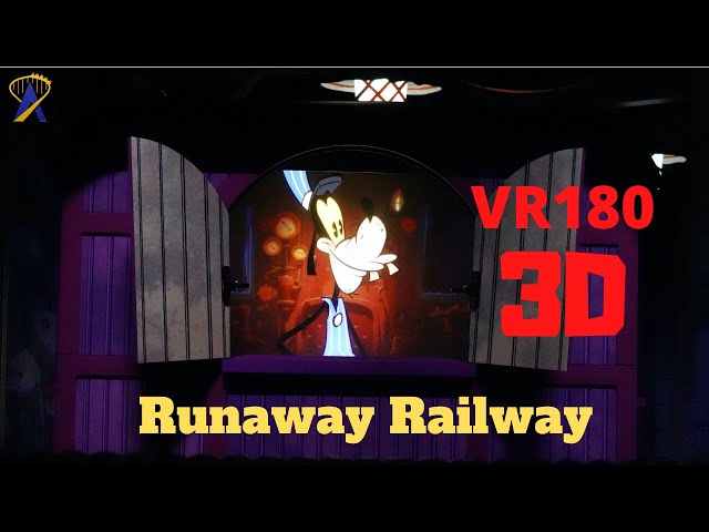 VR180 3D Mickey & Minnie's Runaway Railway at Disney's Hollywood Studios