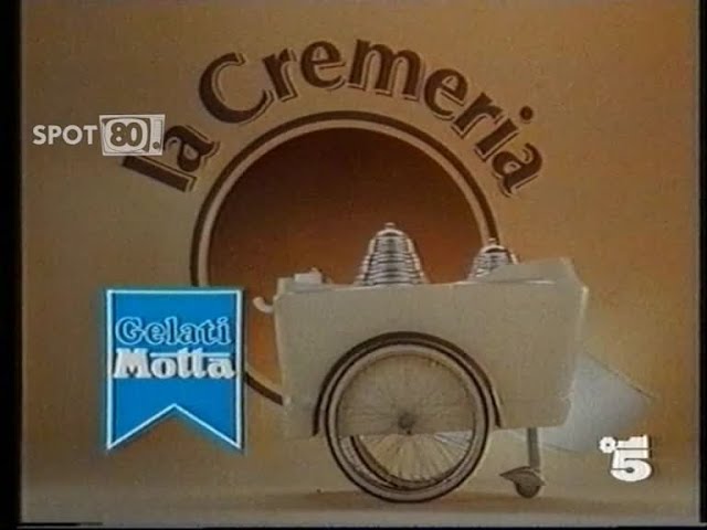 LA CREMERIA MOTTA GELATO (1989) Spot Anni 80