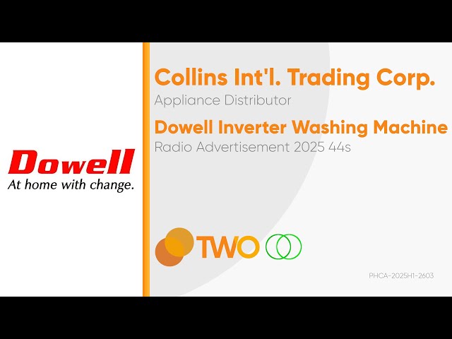 Dowell Inverter Automatic Washing Machine Radio Ad 2025 44s [ST]