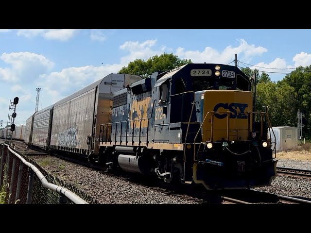 CSX, Eastbound, Local, Marion, OH, 8/9/2024