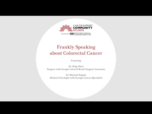 Frankly Speaking about Colorectal Cancer