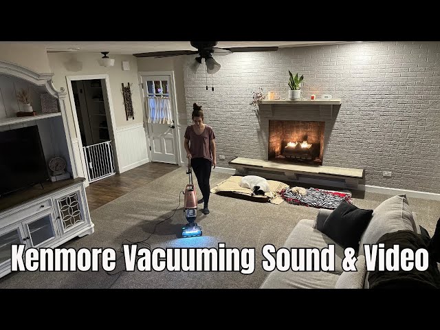 Living Room Vacuuming Sound & Video ASMR: Sleep, Relax, Calm White Noise With Kenmore Vacuum Cleaner