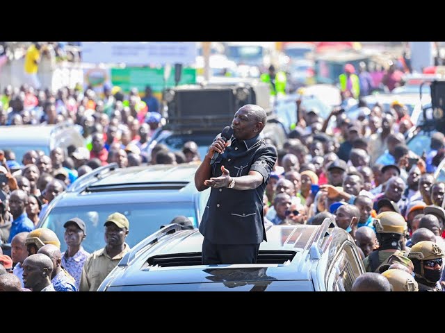 LIVE; PRESIDENT RUTO AND HIS TROOPS IN MANDERA!